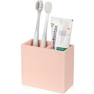 Diatomite Toothbrush Holder 2 Slot Electric Toothbrush Toothpaste Organizer